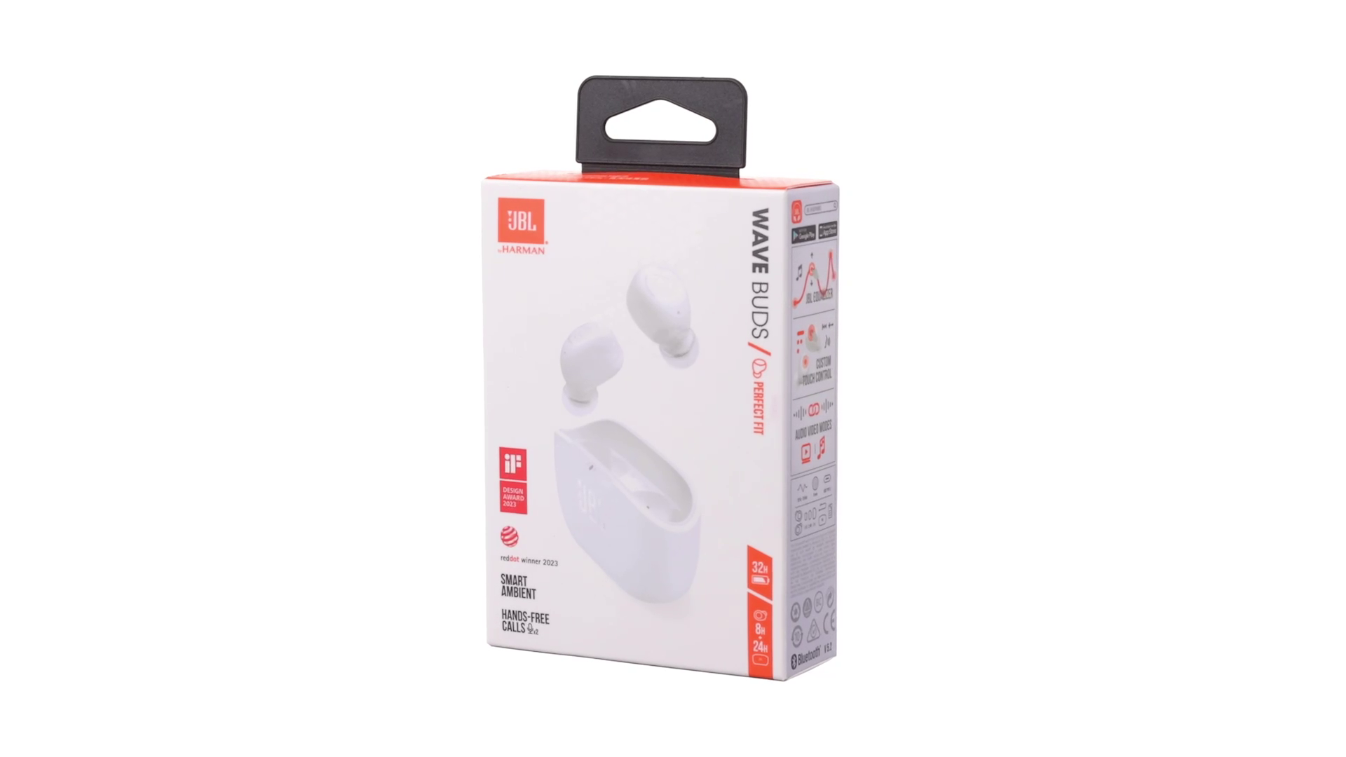 JBL Wave Buds In-Ear Wireless Earbuds with IP54 and IPX2